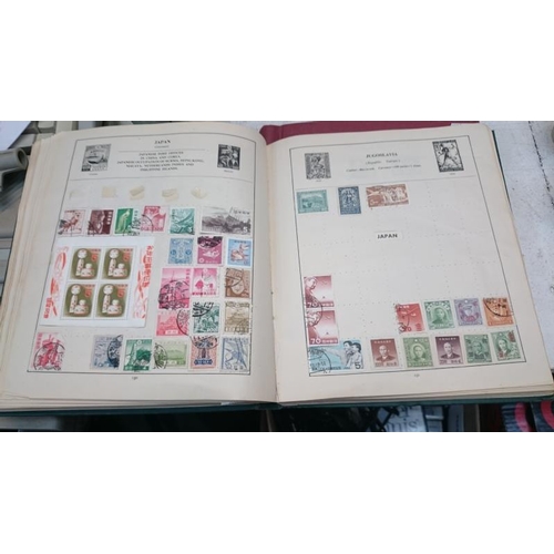 349 - 2 albums of British and world stamps