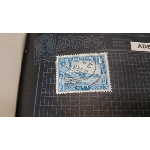 349 - 2 albums of British and world stamps