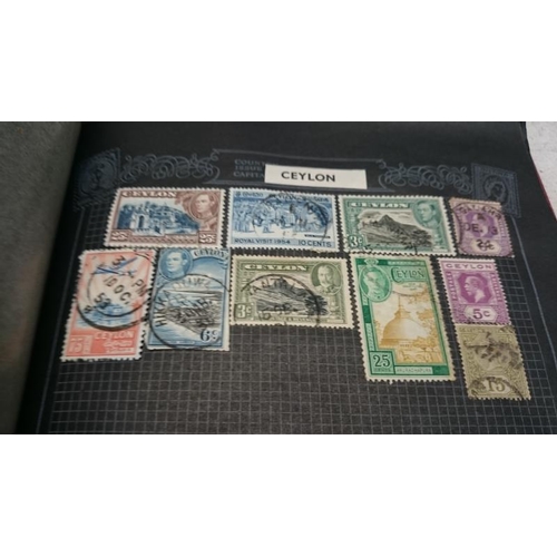 349 - 2 albums of British and world stamps