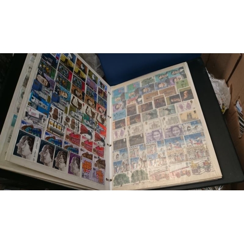 355 - A collection of stamps including albums and loose