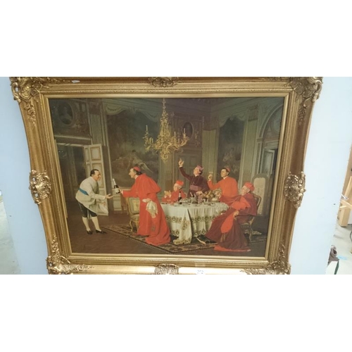 362 - 3 ornate framed prints on canvas after Balogh, Landim and Beekhout