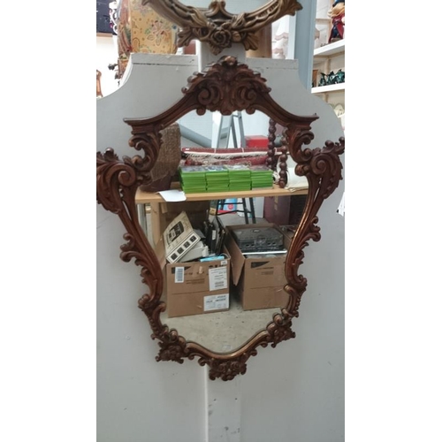 363 - 2 ornate framed mirrors