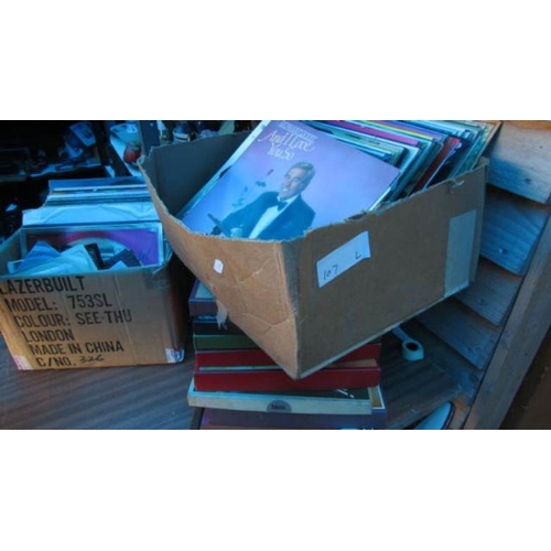 107L - A quantity of LP records