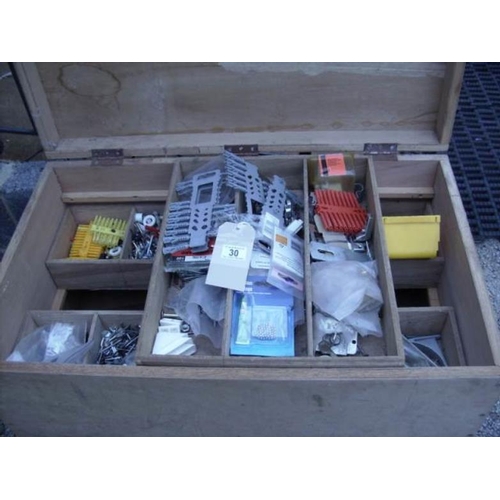 30 - A tool box with contents