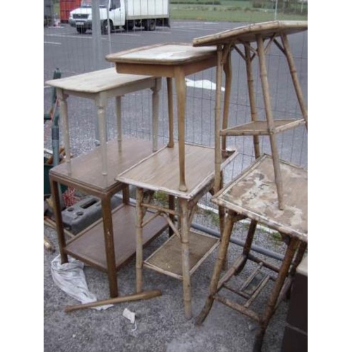 55 - A quantity of old tables