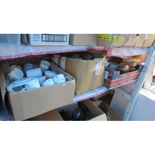 79 - 4 boxes of china