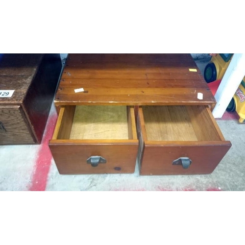 129 - 2 x 2 drawer filing boxes