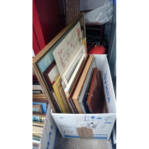 149 - 2 boxes of various aircraft related prints and pictures