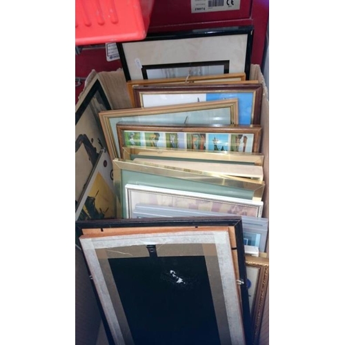 149 - 2 boxes of various aircraft related prints and pictures