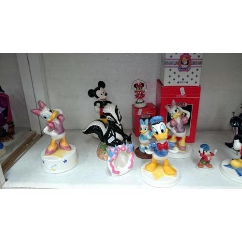 173 - Quantity of Disney items by Scmid inc. music boxes, figures etc