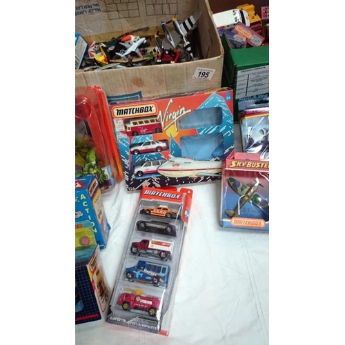 195 - 2 boxes of Matchbox models