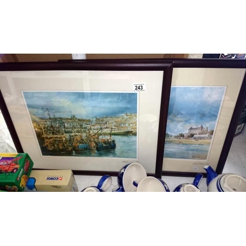 243 - 2 framed and glazed prints