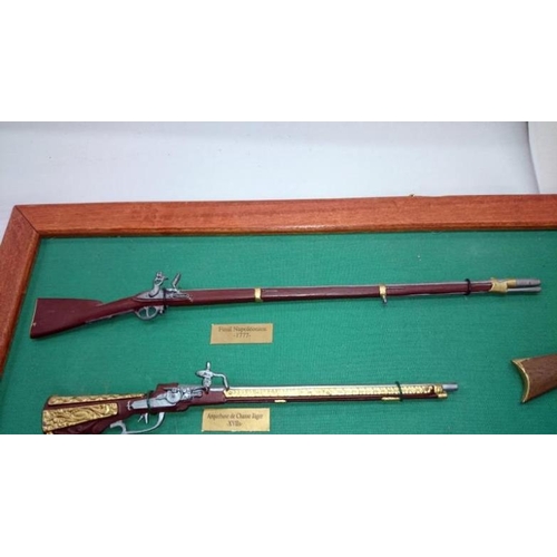 29 - A miniature gun display