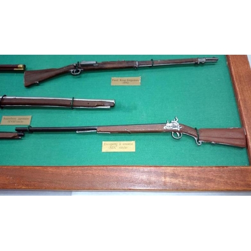 29 - A miniature gun display