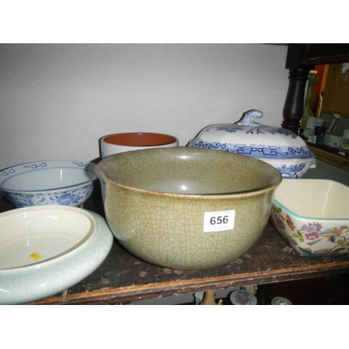 656 - A quantity of old china