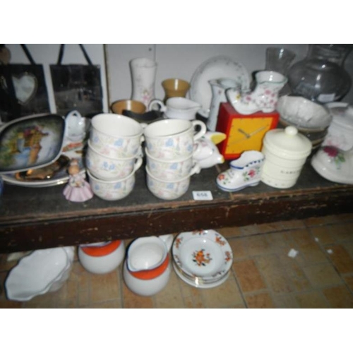 658 - A quantity of old china etc