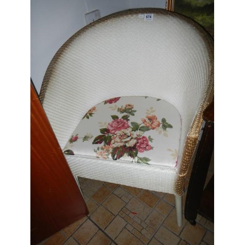 674 - An old bedroom chair