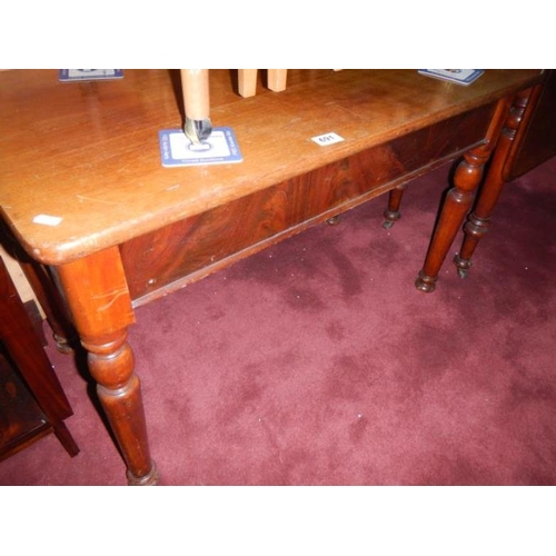 691 - A Victorian mahogany side table