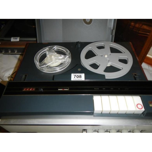 708 - A Stella reel to reel tape recorder