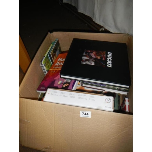 744 - A box of books