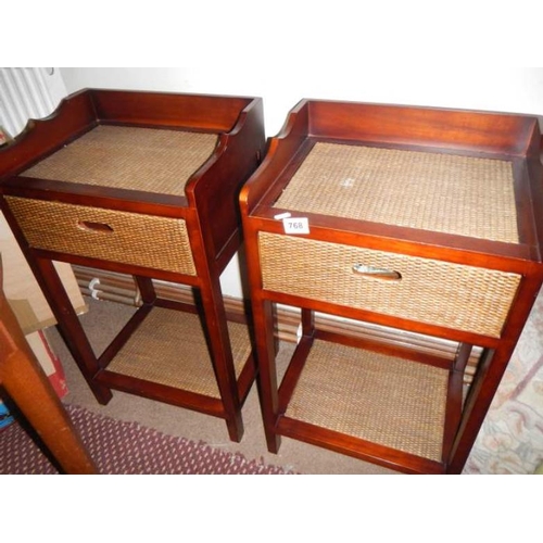 768 - 2 bedside tables