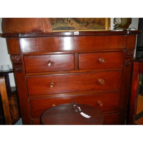 986 - A Victorian Scotts chest of drawers