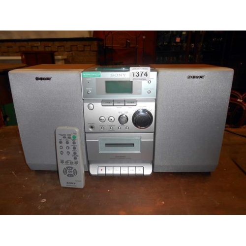 1374 - A Sony mini Hi-Fi