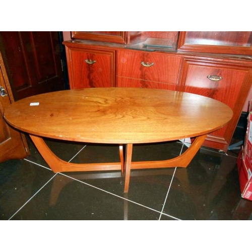 1379 - An oval shaped coffee table