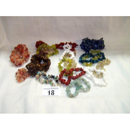 18 - 18 crystal bracelets