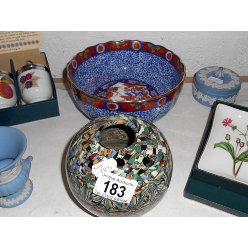 183 - Quantity of china inc. Wedgwood, Minton etc.