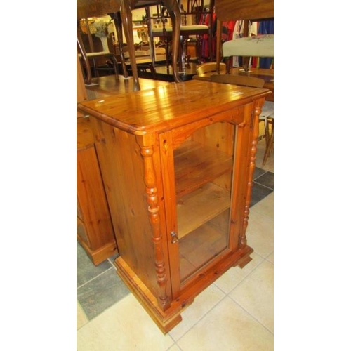 1852 - A glazed pine book case