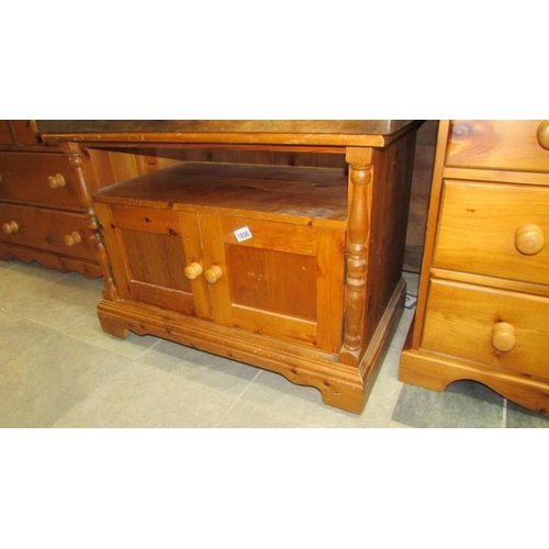 1856 - A pine TV cabinet