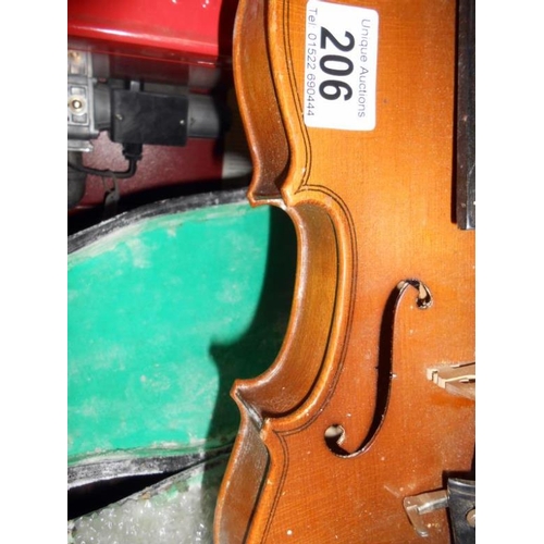 206 - A Lark violin in case