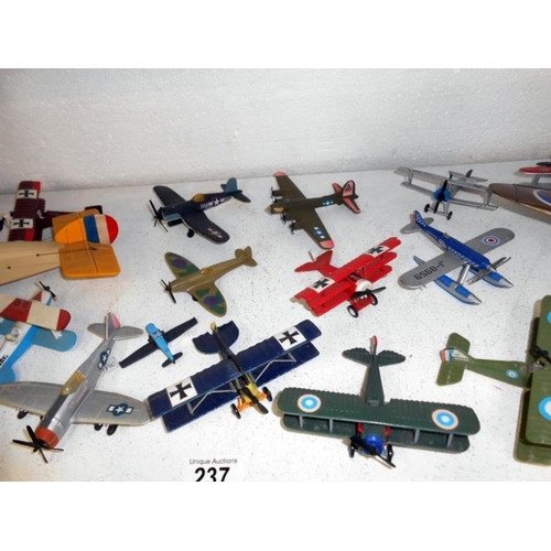 237 - Quantity of unboxed diecast aircraft