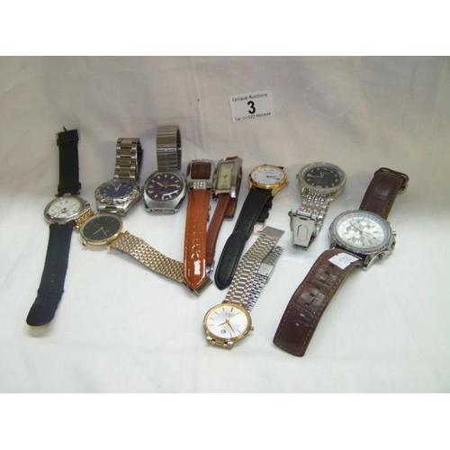 3 - A large quantity of gents watches