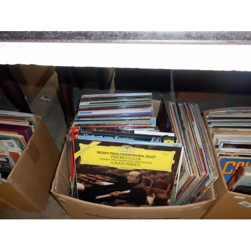 356 - Large quantity of mixed LP records inc. classical, Kate Bush etc. (7 large box fulls)