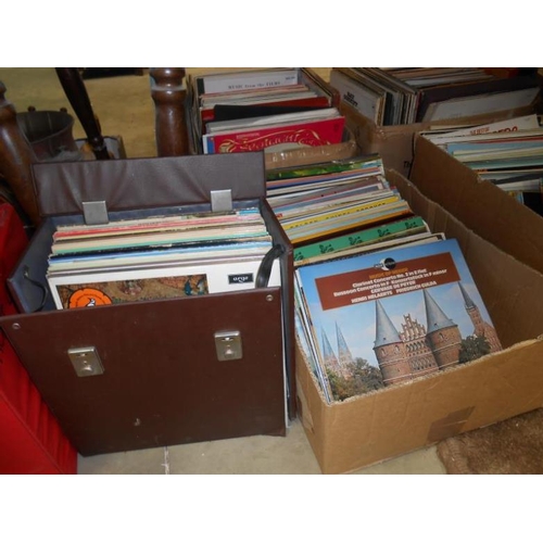 387 - A large collection of classical records