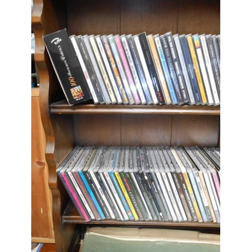 469 - 3 boxes containing over 360 cds on various genres of music from 1930s to present