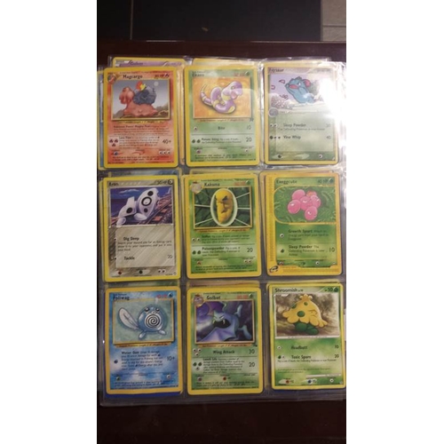 53 - A collection of Pokemon cards, early editions