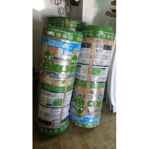 697 - 4 rolls of loft insulation