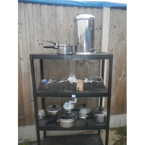 5 - 3 shelves of silver plate and cutlery