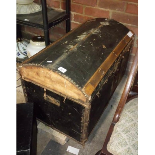 163 - A wooden chest