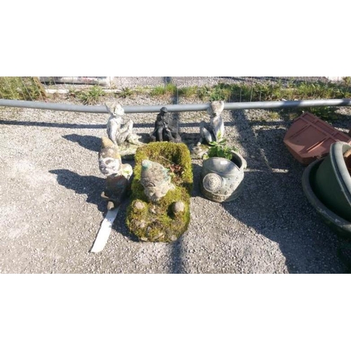 50 - A quantity of garden ornaments