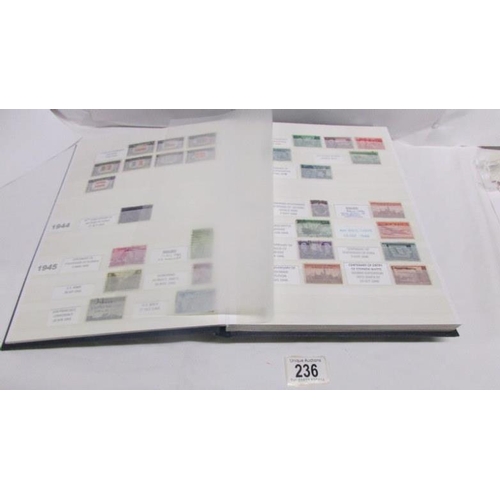 236 - 2 albums of USA stamps with anotations 1893-2014