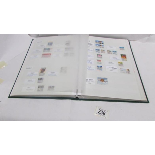 236 - 2 albums of USA stamps with anotations 1893-2014