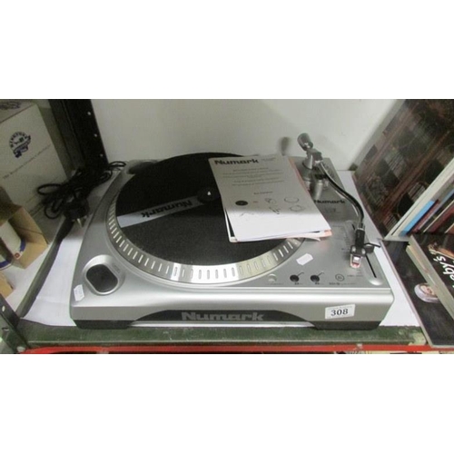 308 - A Numark turntable