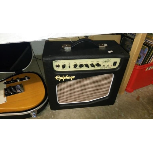 430 - A fender 'Squire' tele guitar & practice amplifier