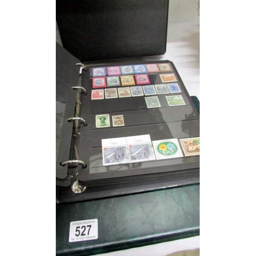 527 - 3 books of stamps