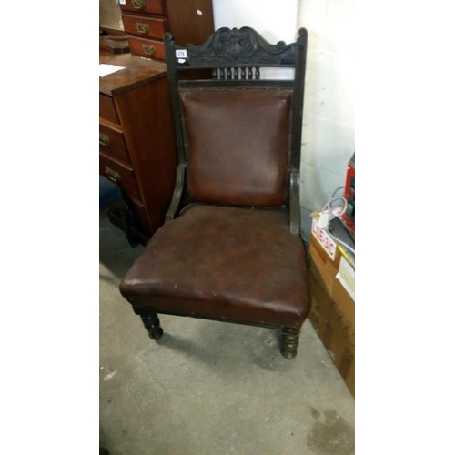 678 - An Edwardian chair