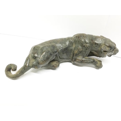 196 - A bronze tiger